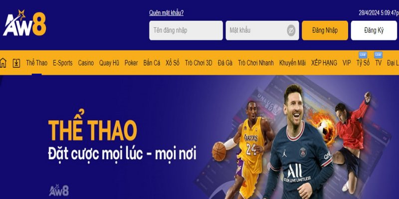 Khám phá trải nghiệm xem bóng đá world cup ở AW8